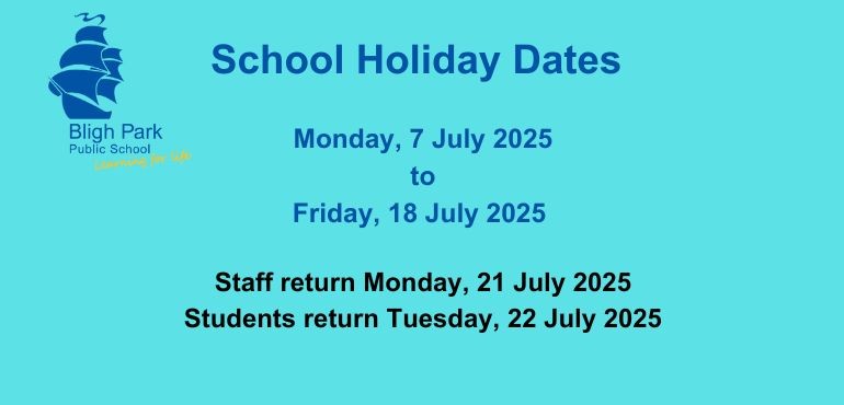 July School Holiday Dates